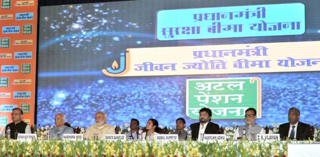 Modi launches three unique social security schemes in Kolkata