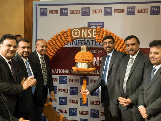 PNC Infratech shares list at over 2% premium