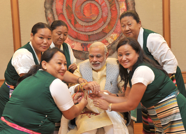 Narendra Modi, on the occasion of 'Raksha Bandhan'