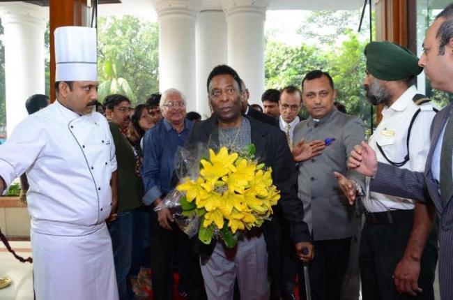 Taj Bengal welcomes Pele