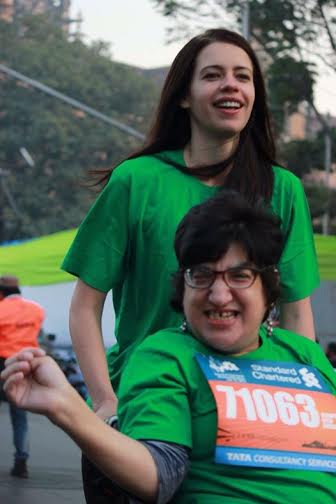 Kalki Koechlin ran marathon with friend in tow