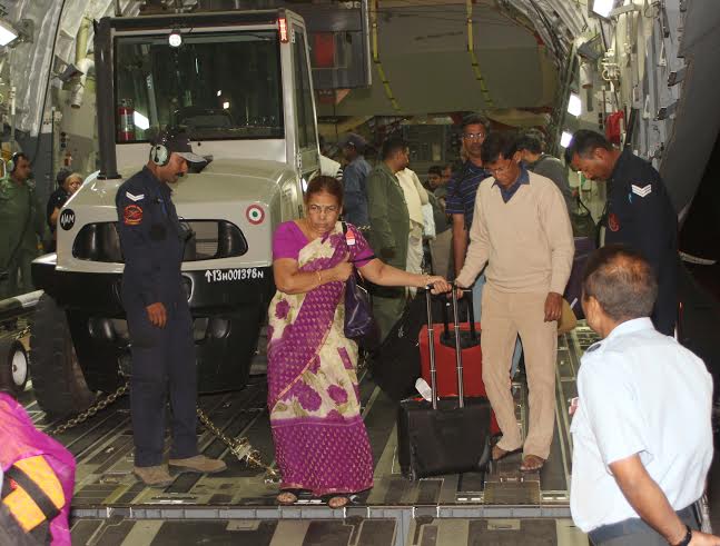 IAF evacuates 546 Indian nationals from quake hit Nepal 