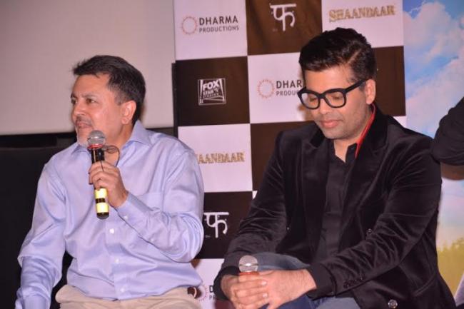 Shahid, Alia, Karan, Vikas at Shaandaar trailer launch