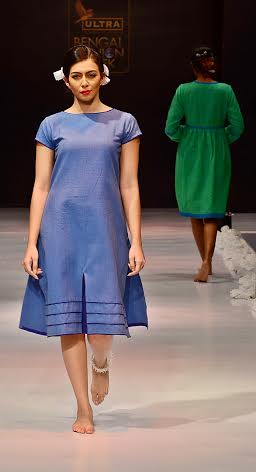Models walk the ramp at  Kingfisher Ultrla Bengal Fashion Week