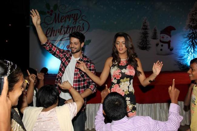 Krishna Chaturvedi , Ruhi Singh promote 'Ishq Forever' at Willingdon Catholic Gymkhana