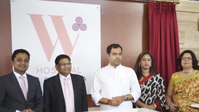 Juhi bats for women's health at opening of specialty hospital for women