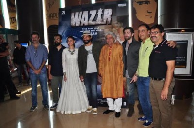 Celebs assemble to witness Wazir trailer launch 