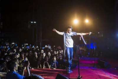 Ayushmann Khurrana performs at UMANG fest 