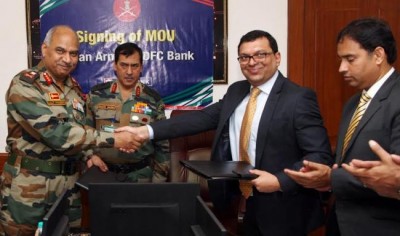 Indian Army, HDFC Bank sign MoU  