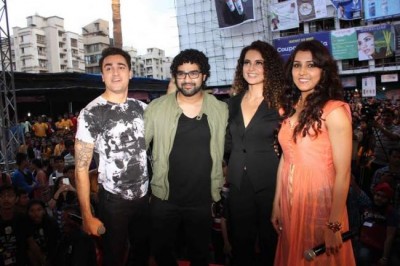 Imran, Kangana attend college event