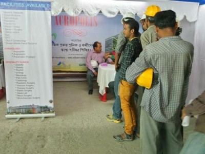 Merlin Group organizes health check-up camp for workers