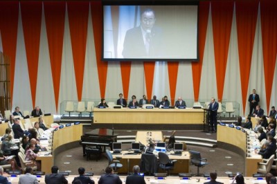 Ban calls on worldâ€™s athletes to help bolster UN sustainability agenda