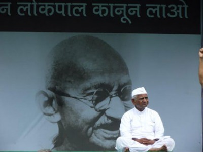 Anna Hazare to commence hunger strike from  Oct 2