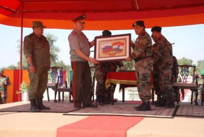 India-Rusia Joint Military exercise culminates 