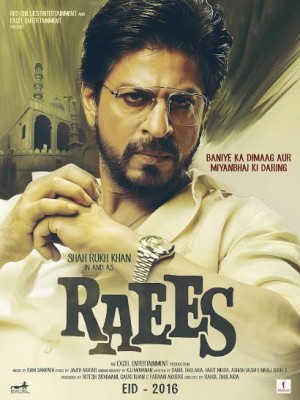 SRK starrer 'Raees' poster unveiled