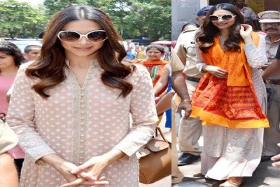 Deepika visits Siddhivinayak Temple