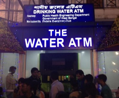 Kolkata Puja pandal installs Water ATM