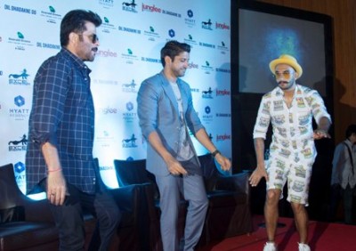 Anil, Ranveer, Farhan suggest 'Dil Dhadakne Do' to City of Joy