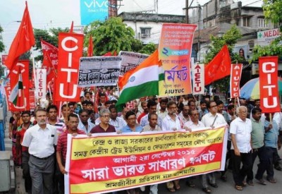 West Bengal hit by nationwide shutdown call by trade unions