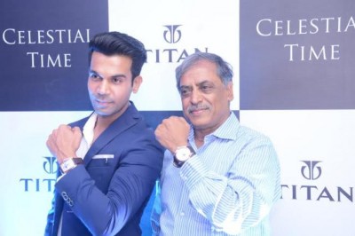Bollywood actor Rajkumar Rao unveils Titan's Celestial Time collection