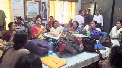 Manobi Bandyopadhyay takes charge as principal of  Krishnagar Women's College