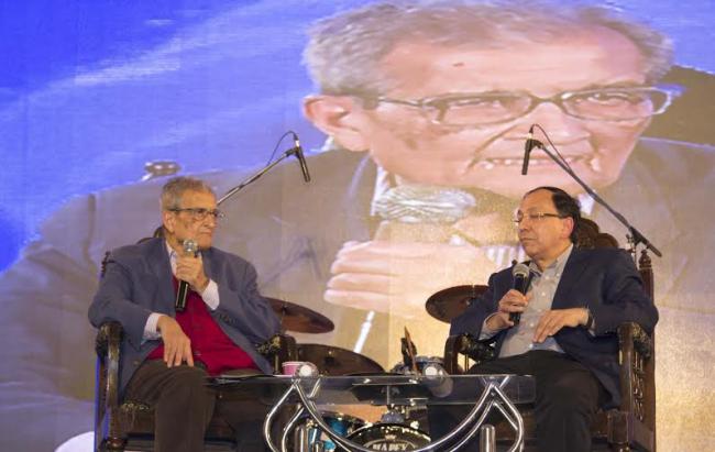 Amartya Sen participates in Kolkata Literature Festival