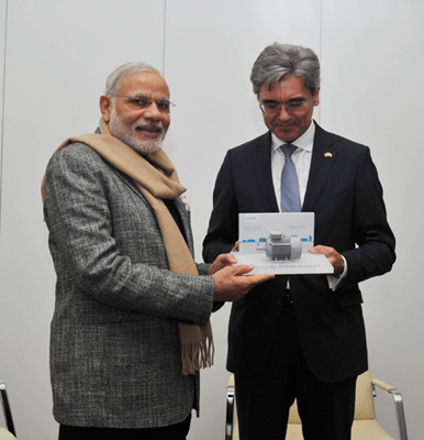 Narendra Modi addressing at the Community Reception, at Berlin, in Germany 