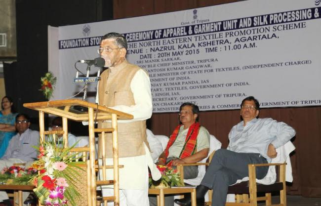 Santosh Kumar Gangwar lighting lamp for inauguration