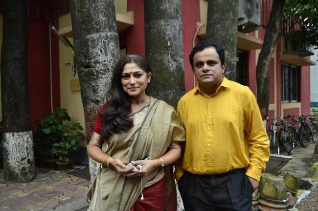  Cast of Bengali film "Natoker Moto" interacts with press