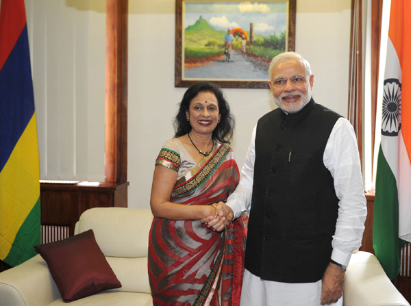 Narendra Modi at Ganga Talao