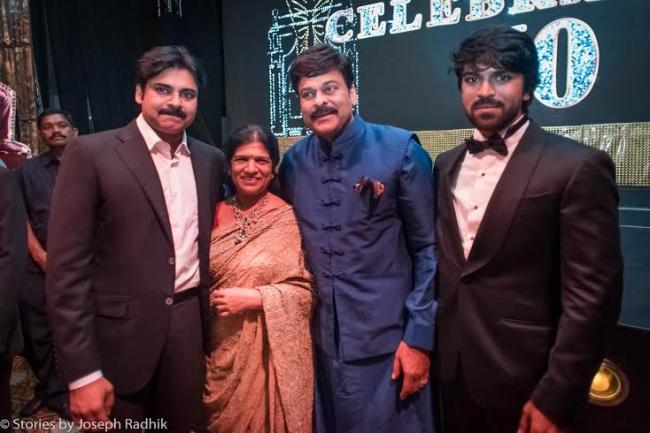 Superstars attend Chiranjeevi's 60th birthday celebration