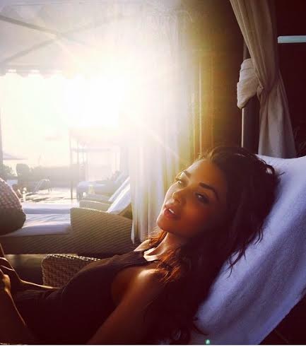  Amy Jackson enjoys in Goa during shooting of 'Singh Is Bliing'