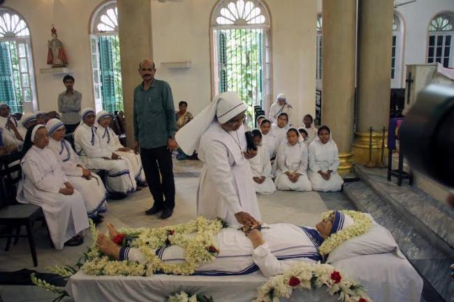 Sister Nirmala to be buried today after funeral mass