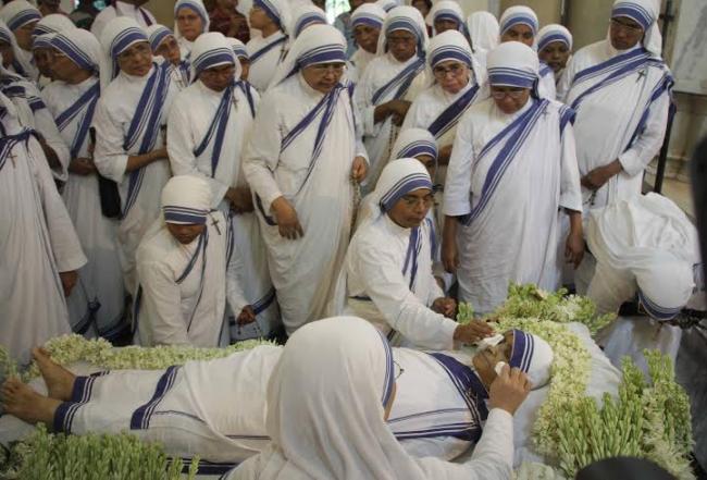 Sister Nirmala to be buried today after funeral mass