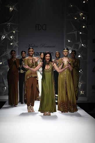 Amazon India Fashion Week: Malini showcases her creations