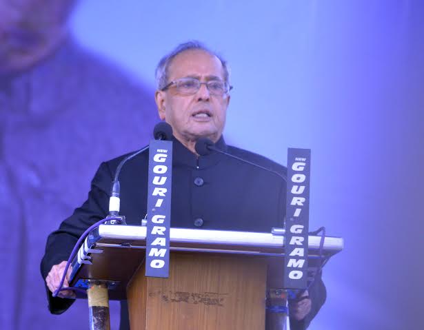Pranab Mukherjee  visits Vidyanagar College