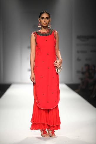 Amazon India Fashion Week:  Nikasha's creations glam up ramp