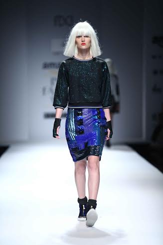 Sanchita showcases collection in AIFW