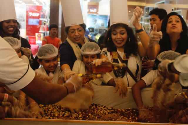 Mani Square hosts cake mixing ceremony in Kolkata