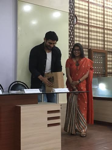 Prateik Babbar at opening ceremony of St Xaviers College fest Malhar