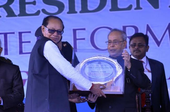 Pranab Mukherjee  visits Vidyanagar College