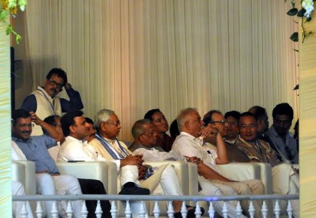 Keshari Nath Tripathi swearing-in Kumari Mamata Banerjee
