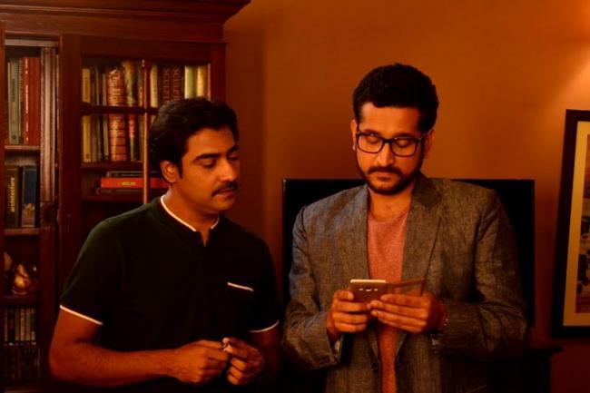 Paoli, Parambrata and Kaushik shoot for 'Mando Basar Golpo'