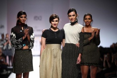 Amazon India Fashion Week: Couturier Rina Dhaka showcased her collection