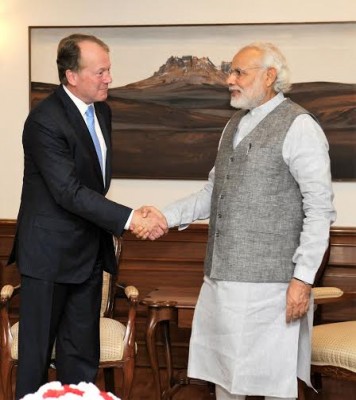  The Chairman, CISCO, Mr. John Chambers calls on the Prime Minister