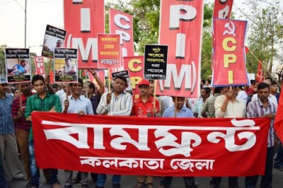 CPI-M hits the street to demand punishment for TMC leaders caught in sting