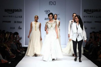 Amazon India Fashion Week: Sahai Ambar Pariddi showcases collection