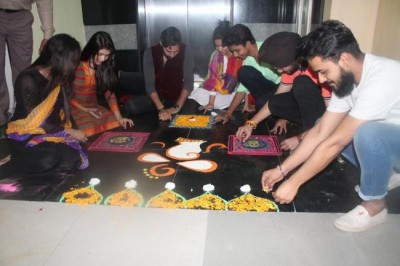ATDC students celebrate Diwali