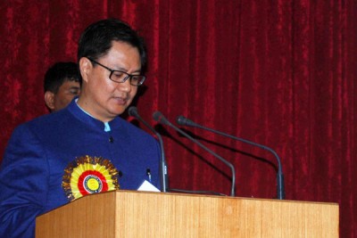 Kiren Rijiju refutes corruption charge, says those who planting the news will be beaten up with shoes
