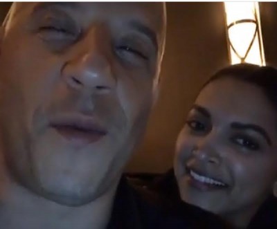 Deepika,Vin share special message with fans